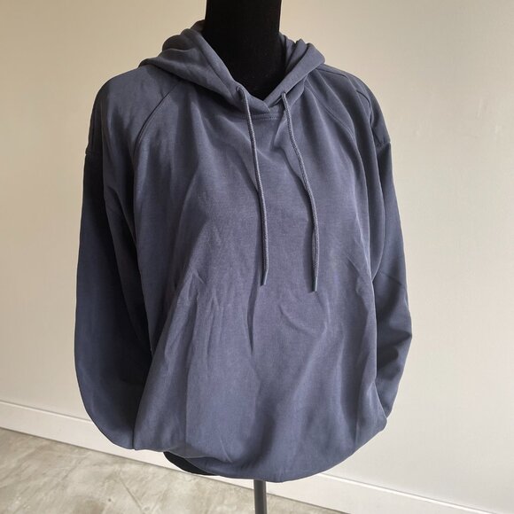 Athleta Seasoft Bubble Hem Hoodie Size Large - Picture 5 of 9